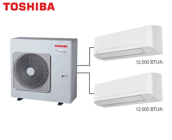 Toshiba 2M Multi Split Klima 12.000+12.000 BTU/h - Toshiba