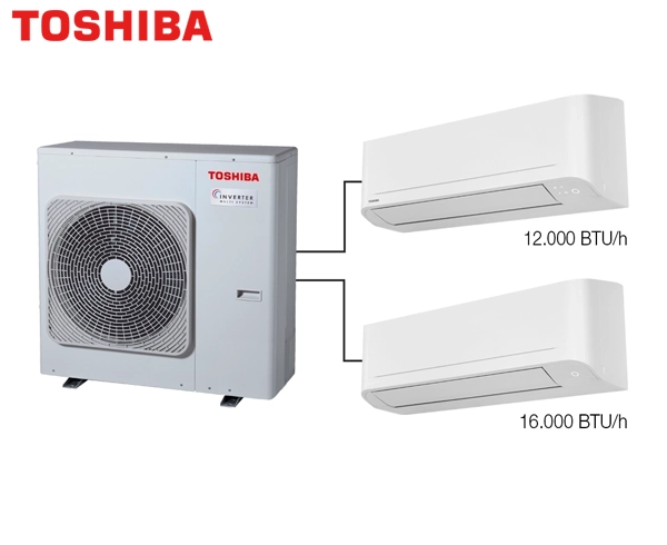 Toshiba 2M Multi Split Klima 12.000+16.000 BTU/h - Toshiba