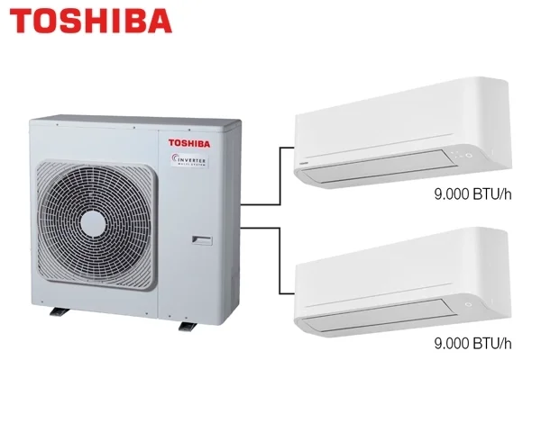 Toshiba 2M Multi Split Klima 9.000+9.000 BTU/h - Toshiba